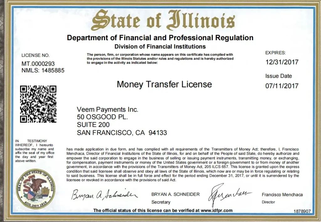 美国MTL牌照Money Transfer License