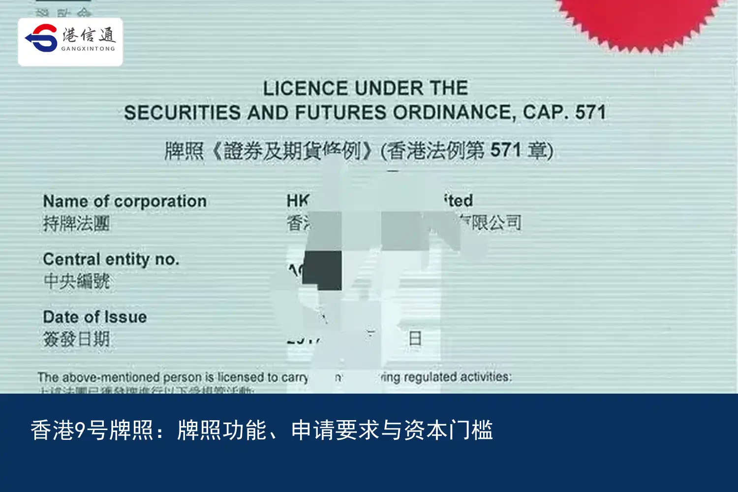 Hong Kong license number 9：License plate function、申请要求与资本门槛｜港信通金融合规服务