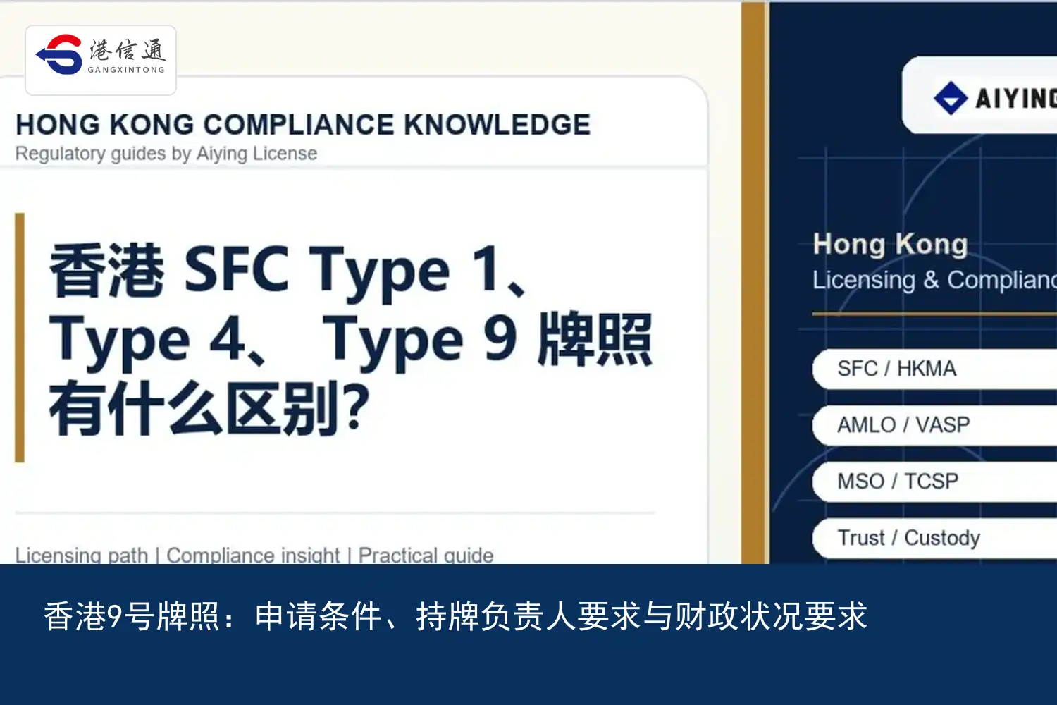 香港9号牌照：申请条件、持牌负责人要求与财政状况要求｜港信通金融合规服务