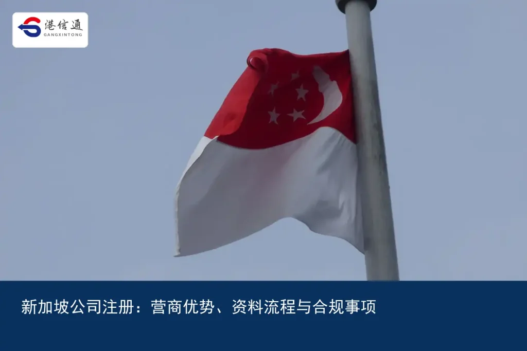 新加坡公司註冊：營商優勢、資料流程與合規事項｜港信通金融合規服務