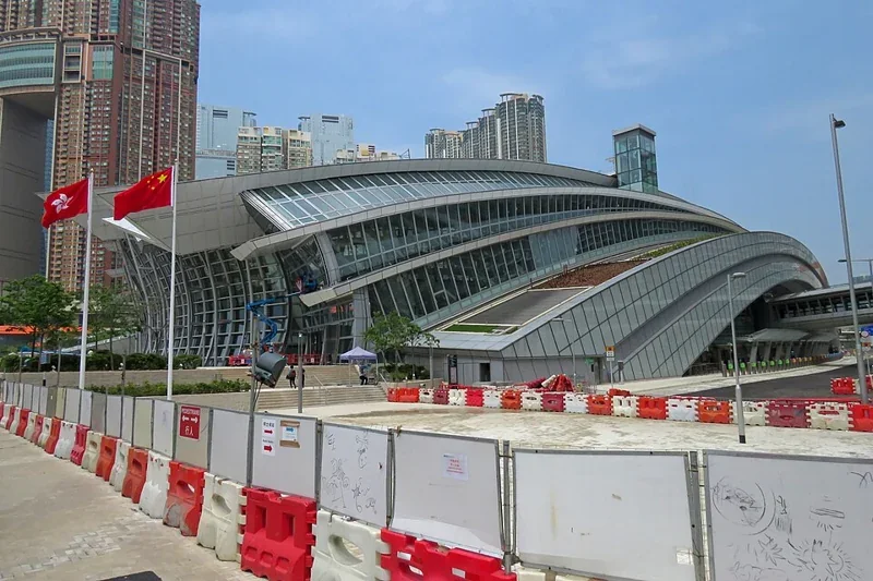 香港西九龙高铁站外观