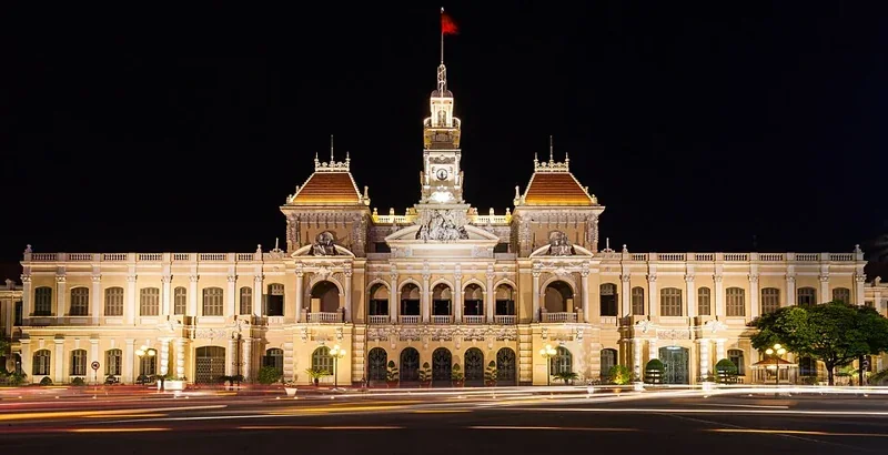 越南胡志明市市政厅建筑